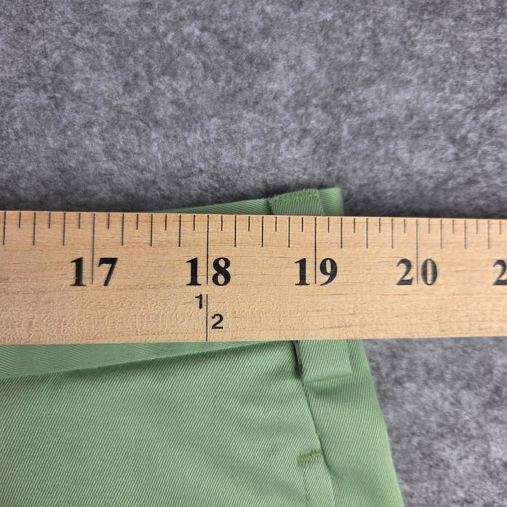 Brooks Brothers Advantage Chino Shorts Mens W38 Light Green Cotton Golf Casual - Picture 4 of 13